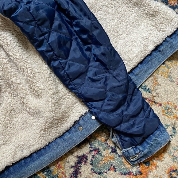 ❄️ Topman / ASOS Winter Sherpa Style Lined Denim / Jean Jacket ❄️ - Picture 10 of 16